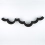 Hanah Home Wc018 Portarrollos de Papel Higiénico de Madera Negro 62x9x16 cm